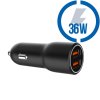 GEMBIRD Car Charger, Nabíjačka 2xUSB, 36W