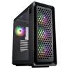 FORTRON CUT593P, PC Herná skrinka, čierna