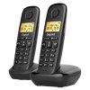 GIGASET Basic 100 Duo, Telefónny prístroj, čierny