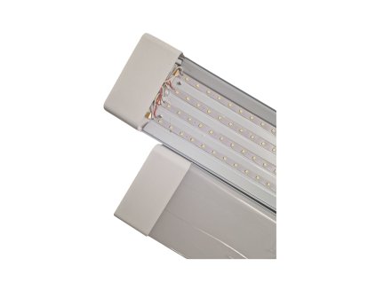 Úsporné LED osvětlení 120 cm, 4 řady LED, studená bílá