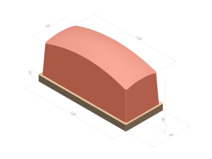 Obdélníkový tampon T0008