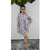 Šaty, tunika Lisa modrobéžová