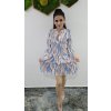 Šaty, tunika Lisa modrobéžová