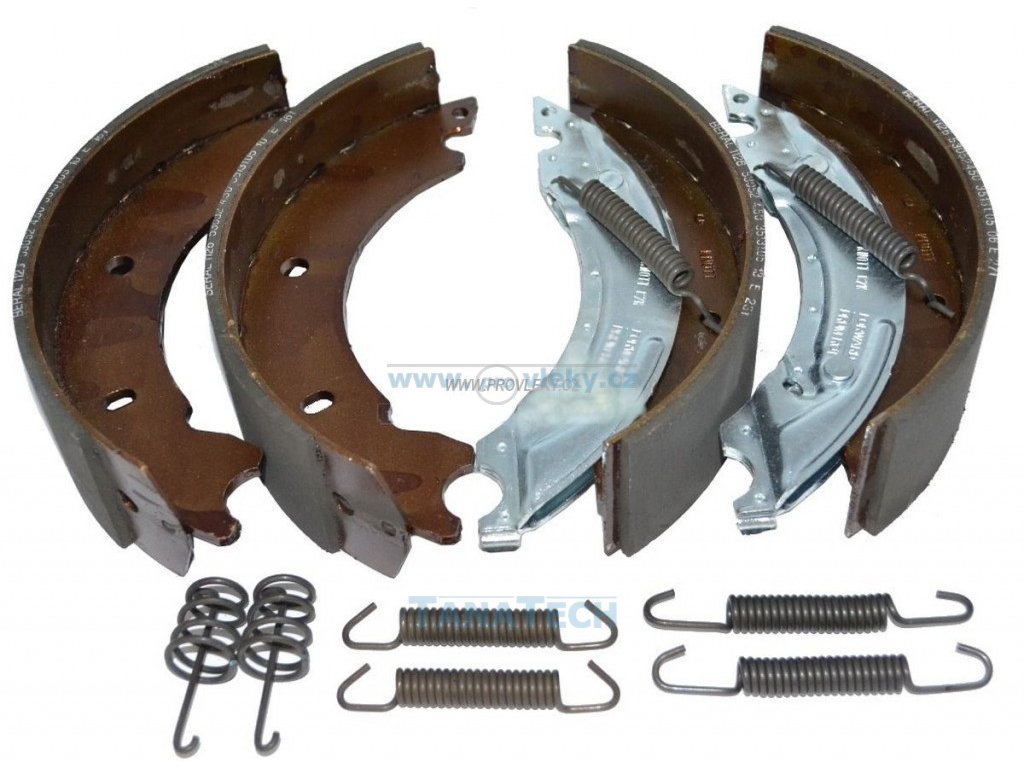 Brzdové čelisti 200x50 na nápravu Knott - sada