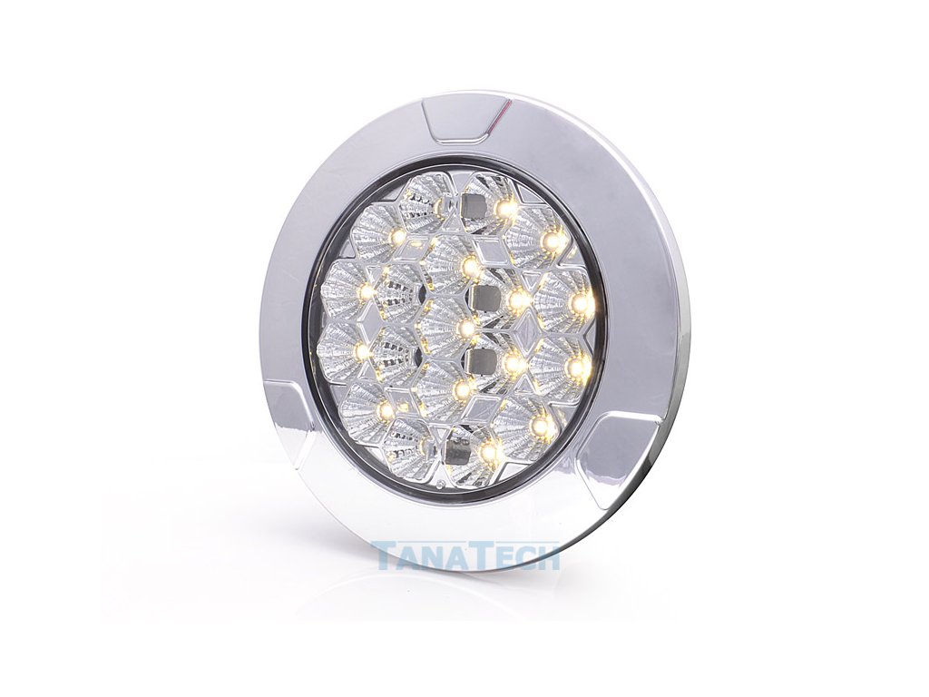 Vnútorné LED svietidlo guľaté 991 12-24V číre