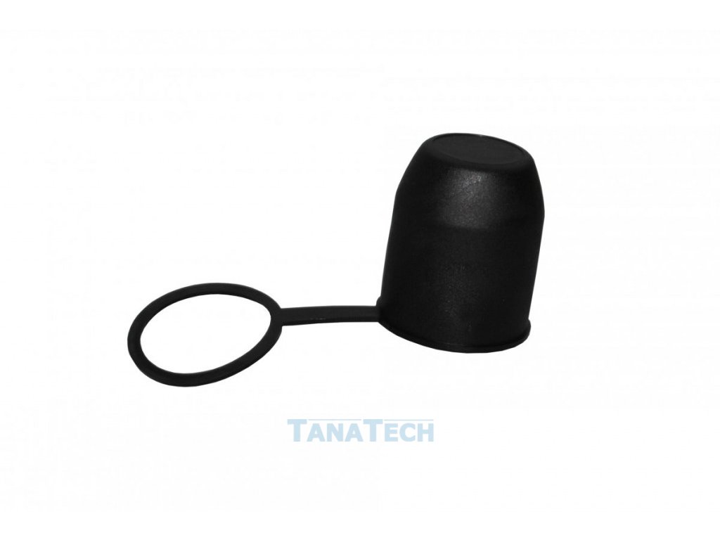 Abdeckkappe Schwarz mit Ring