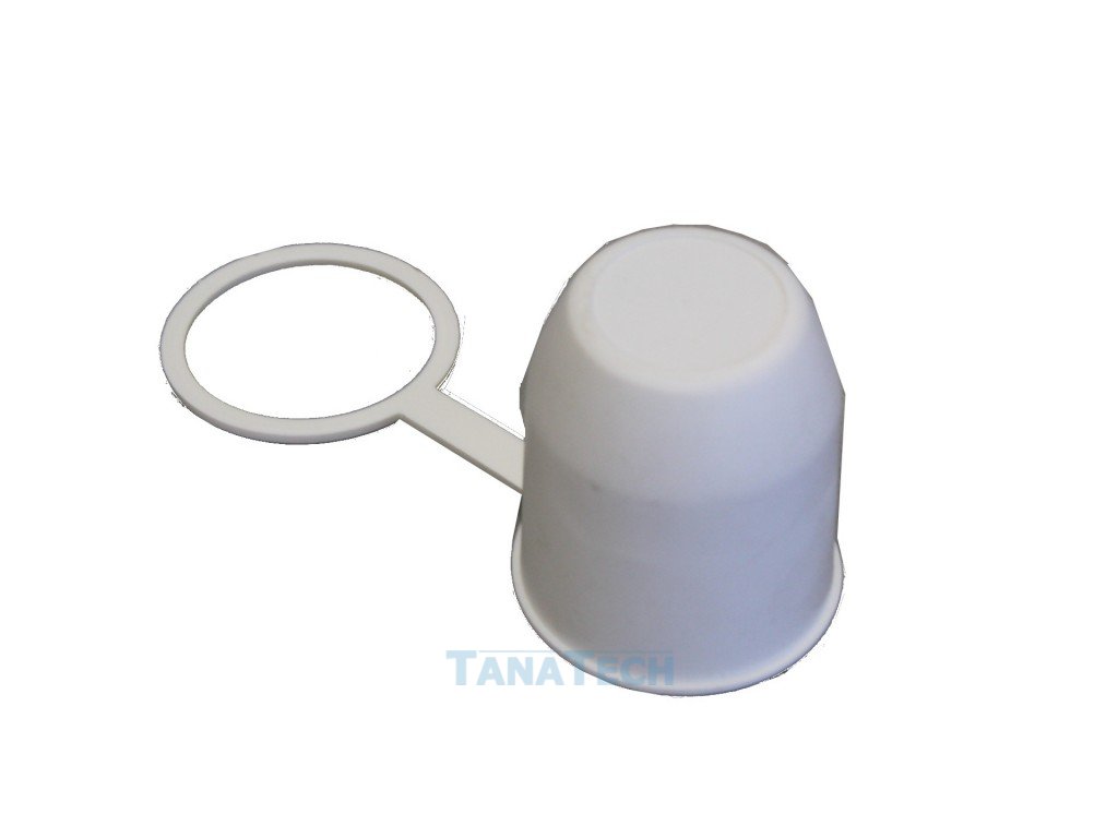Abdeckkappe weiß mit Ring