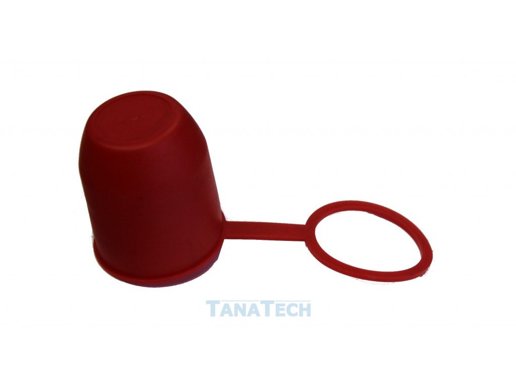 Abdeckkappe rot mit Ring