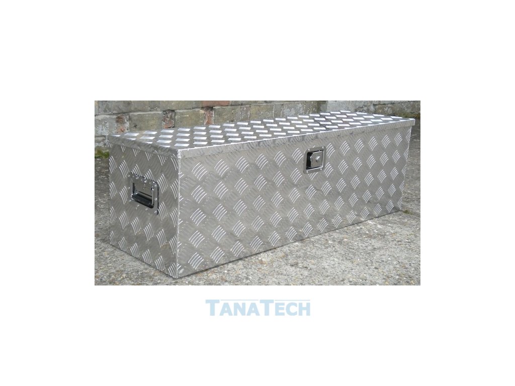 Aluminium Box 1230x380x380mm mit Schloss
