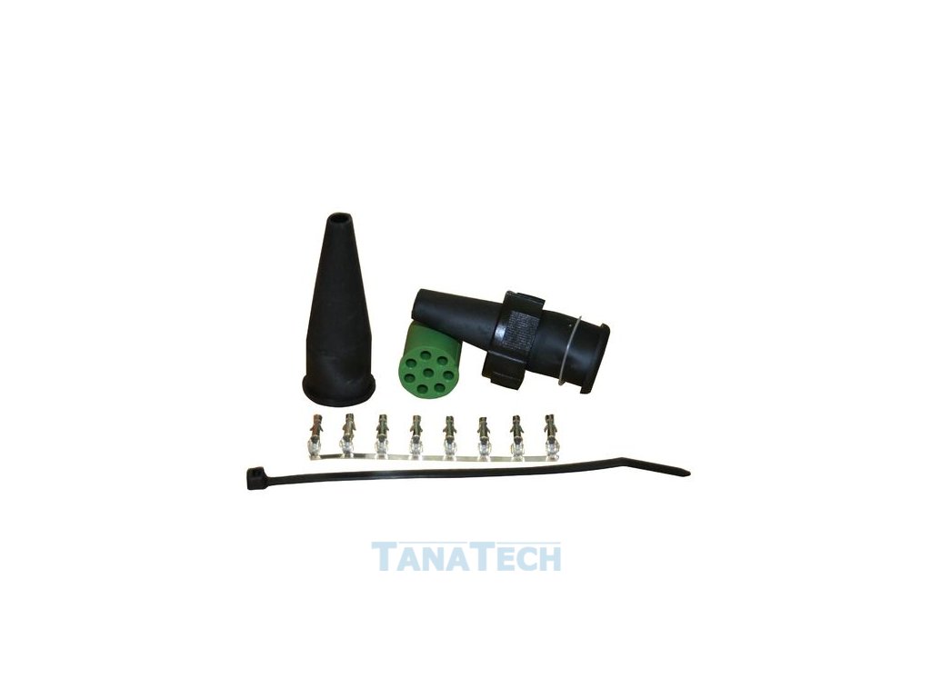 Lampe- Konektor Aspock 8pin grün