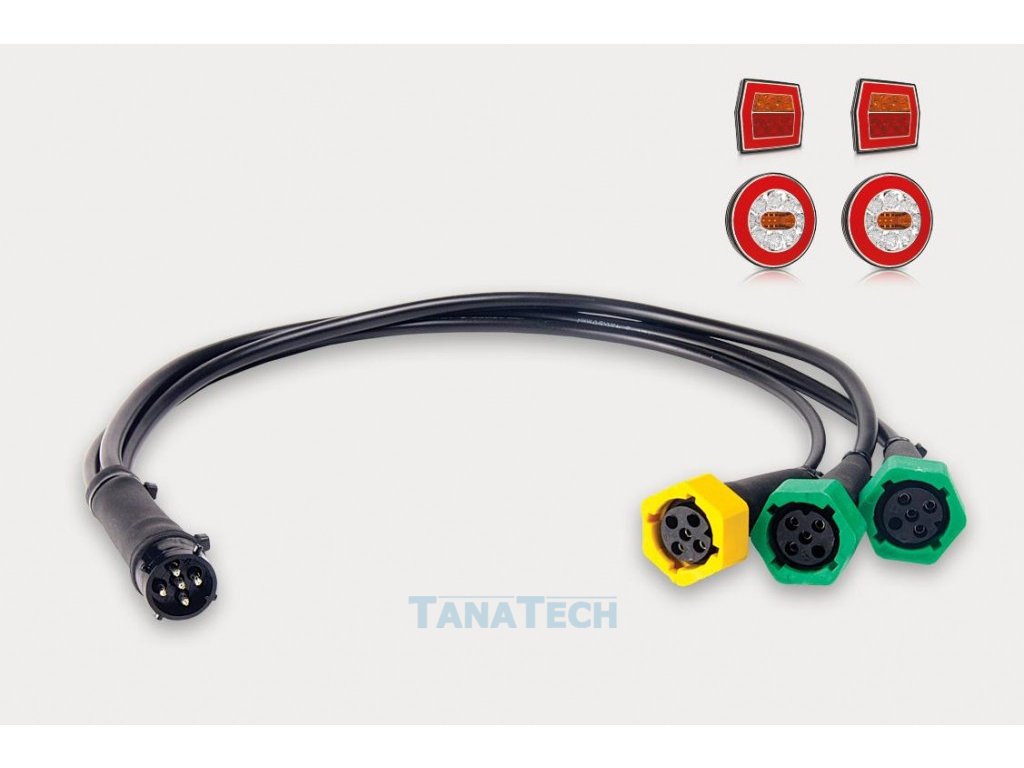 Kabelverbindung Fristom mit Bajonet (2+1).