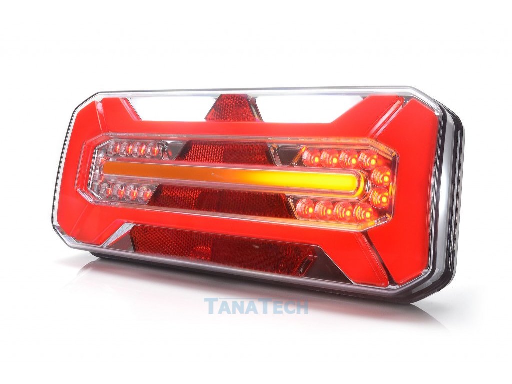 Zadní svítilna WAS 1282 DD levá dyn. blinkr LED