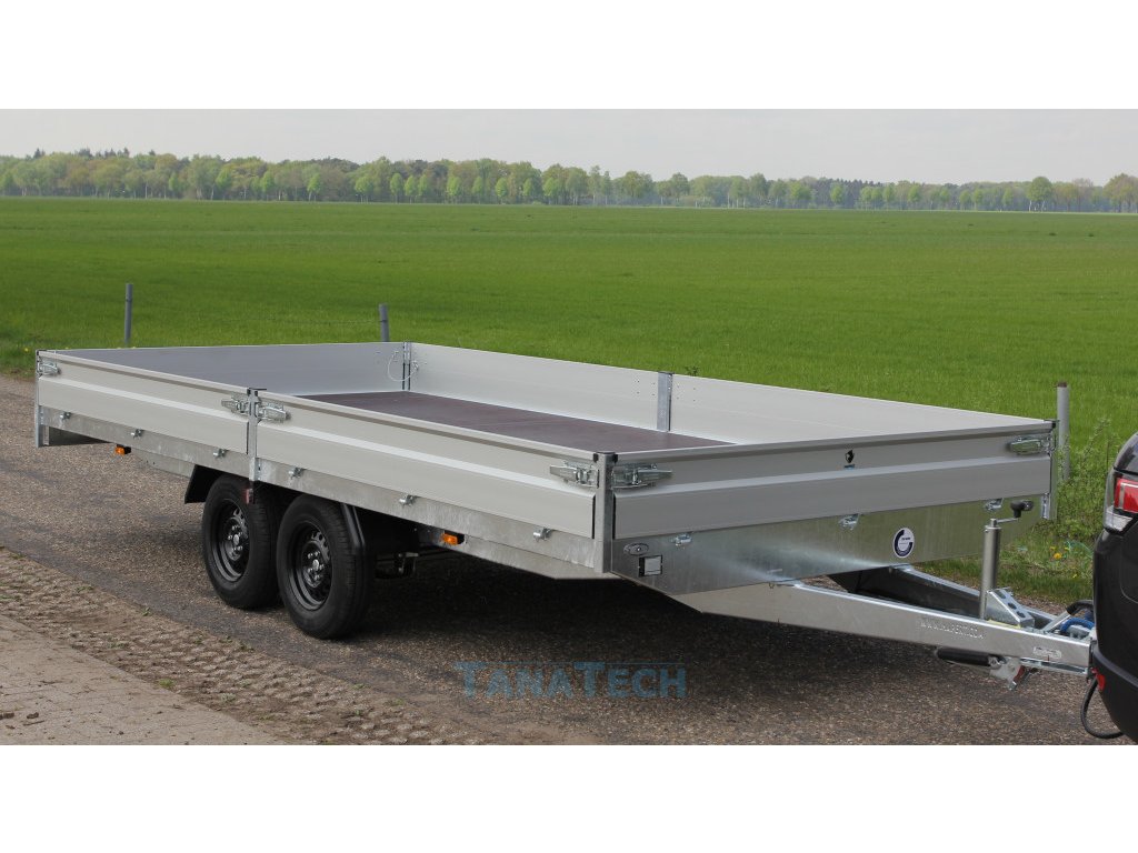 Přívěs Hapert AZURE H-2 valník 505x180 3500 kg PARA, nájezdy, listová pera
