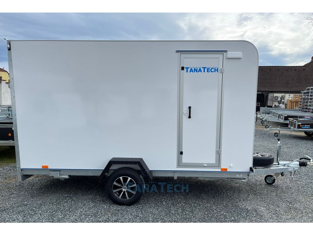 Príves skriňový TFS 360.01 SC 1300kg s dverami a rampou