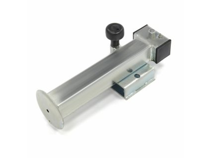 Podpěrná noha, otočná, čtvercová 60 x 415 mm, s šestihranem 19 mm, s přírubou, rozteč mezi přírubami 43 mm, délka vytažení 240 mm, nosnost 1350 kg