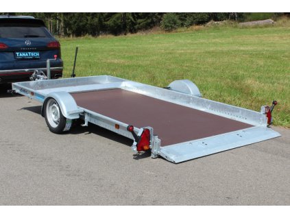 Přívěs plošinový Lider 3,5x1,8 1500kg hydr.