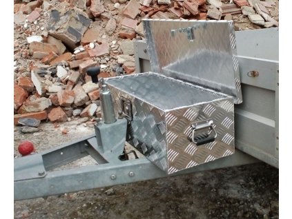 Hliníkový box na nářadí se zámkem 760x320x245mm