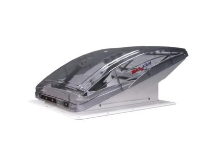 Střešní ventilátor MAXXAIR MAXXFAN DELUXE 12V průhledný/krystal 400x400 mm