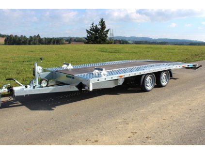 Přívěs Martz GT UNIDECK PLUS 450/2 S 3T překl. výplň, kola R13", lomený