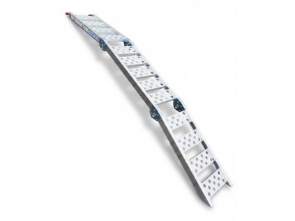 Klappbare Aluminiumrampe mit einer Ladelänge von 210 cm (3-teilig) – Tragfähigkeit 300 kg