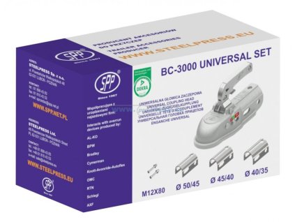 Zugkugelkupplung BC-3000C W2 sada d. 35,40,45,50