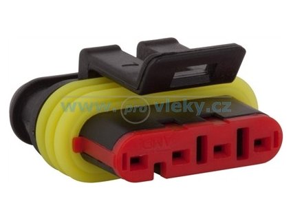 AMP Super-seal konektor – 4-póly (vidlica)