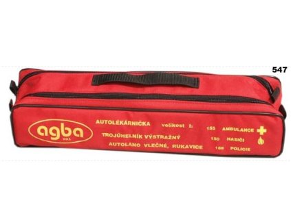 Ausrüstungsset - Apotheke, Autolano, Triangel, Weste und Handschuhe in der Tasche