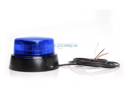 Maják modrý 853.4 LED 12 / 24V; 8 funkcií; pre priamu montáž
