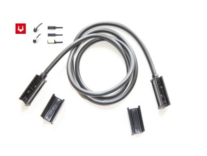 Kabel 1m s 2x Snap-in konektorem 1.5mm