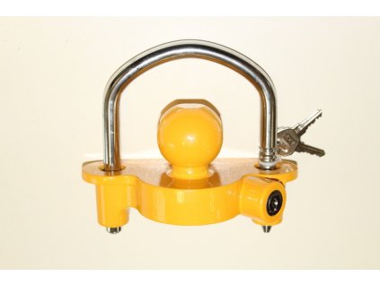 Zámek do tažného kloubu žlutý  B336