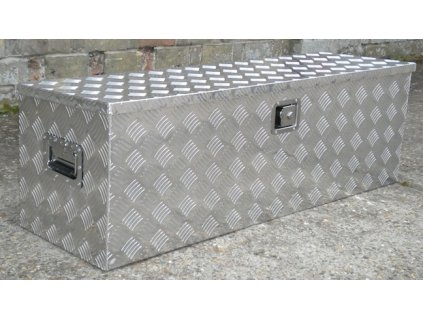 Hliníkový box 1230x380x380mm se zámkem