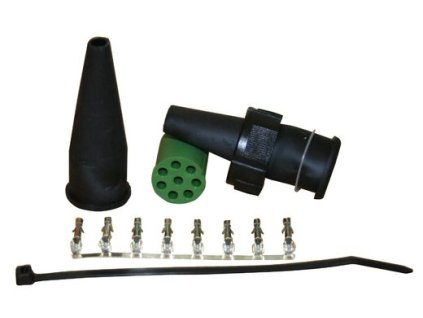 Lampe- Konektor Aspock 8pin grün