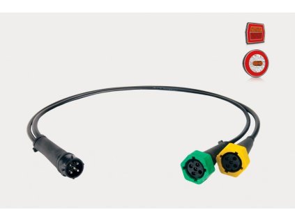 Propoj. kabel pro lampy Fristom s bajonetem (1+1).