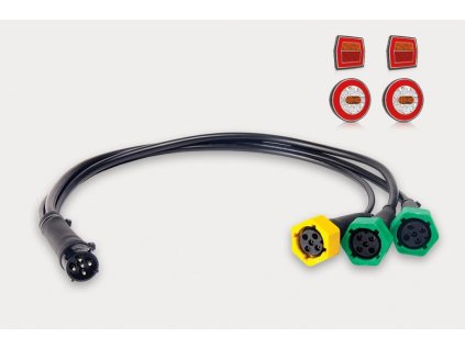 Prepoj. kábel pre lampy Fristom s bajonetom (2 + 1).