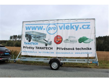 Reklamní přívěs UNK Eurobillboard 5,1x2,4m 750kg