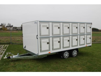Přívěs Tomplan DOG TD 24 ET 2000KG pro přepravu 24 psů