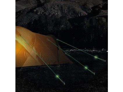 Fluorescenční gumolano ke stanům 4x 4m