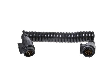 Špirálový predlžovací kábel 2x13 pól. vidlica