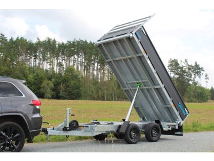 Přívěs COBALT HM-2+ 335x180cm 3500kg 13" PARA FERRO 3-stranný sklápěč