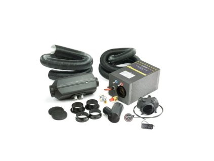 Teplovodní set skládající se z Autoterm Air 2D a bojleru Pundmann 6 litrů / 12V / 200W