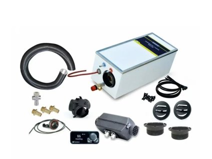 Teplovodný set skladajúci sa z Autoterm Air 2D a bojlera Pundmann 9 litrov / 230V / 500W VÝPRODEJ