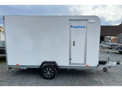 Přívěs skříňový TFS 360.01 SC 1300kg s dveřmi a rampou