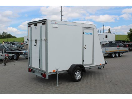 Přívěs skříňový Tomplan TFS 320S.01XL 180cm rampa, dveře, okno