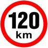 Geschwindigkeitkleber 120 km