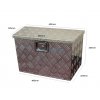Hliníkový box skosený 500x600x300x350mm