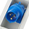 373505 built in cee plug rectangular 5