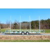 Přívěs UNK 1800x8000mm pro přepravu bazénů 2700kg