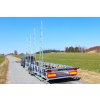 Přívěs UNK 1800x8000mm pro přepravu bazénů 2700kg