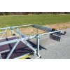 Přívěs UNK 1800x8000mm pro přepravu bazénů 2700kg