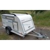 Príves na prepravu 4 psov Tomplan DOG 4 SP 750kg+ el. vetranie + zav. priestor